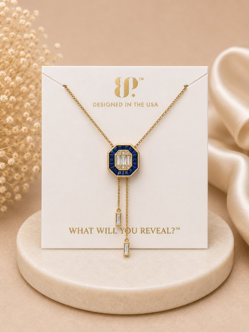 Bomb Party "A Favorite, Obviously" Sapphire on Sterling Silver $280 MSRP